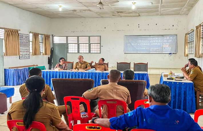 TP PKK dan Dinsos P3A Rapat Persiapan Jelang Monev Lomba TP PKK Tingkat Provinsi Lomba LBS dan PHBS