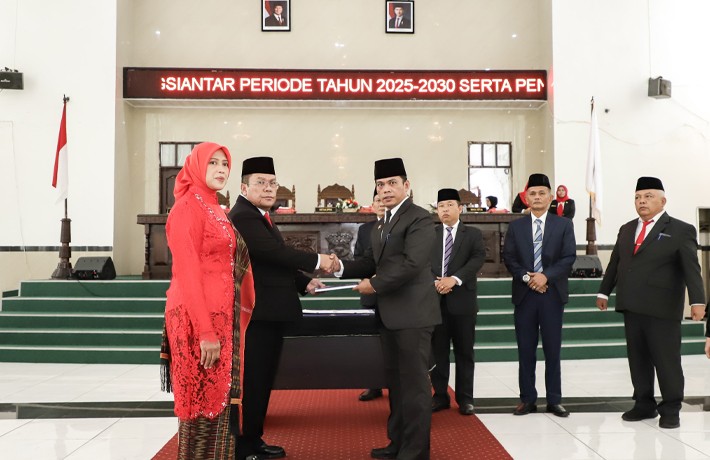 Sertijab Wali Kota Pematangsiantar: Wesly Ajak Tingkatkan Kinerja Inovasi serta Pelayanan Profesiona