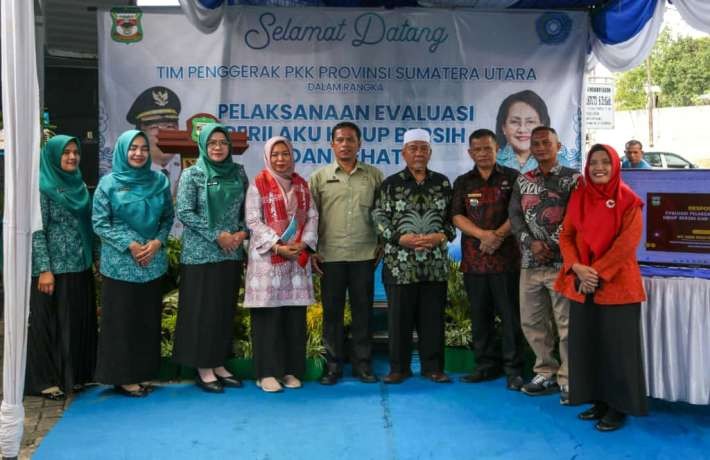 Tim PKK Sumut Evaluasi Lomba PHBS di Kelurahan Banjar 
