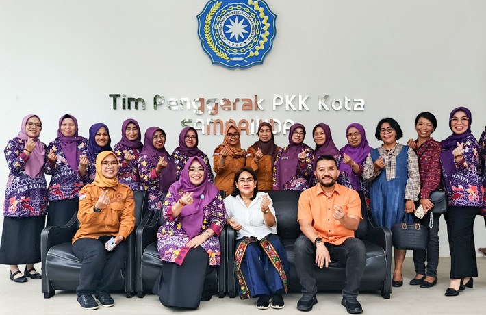 Ny Liswati Berkunjung ke Kantor TP PKK Kota Samarinda