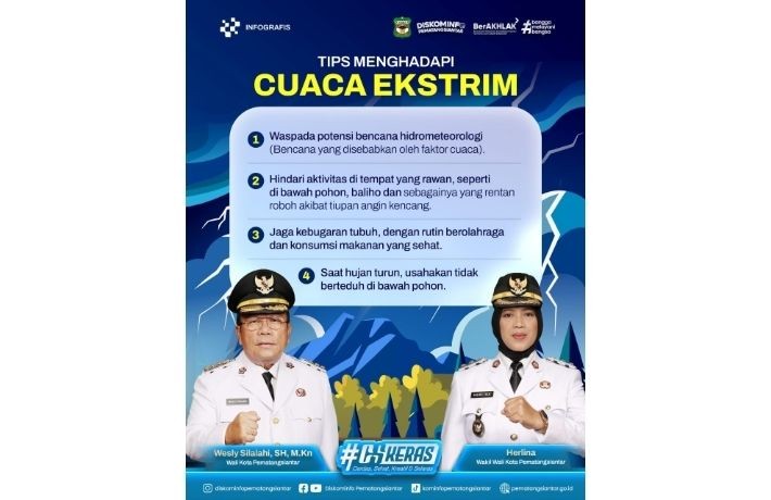 Tips menghadapi cuaca ekstrim