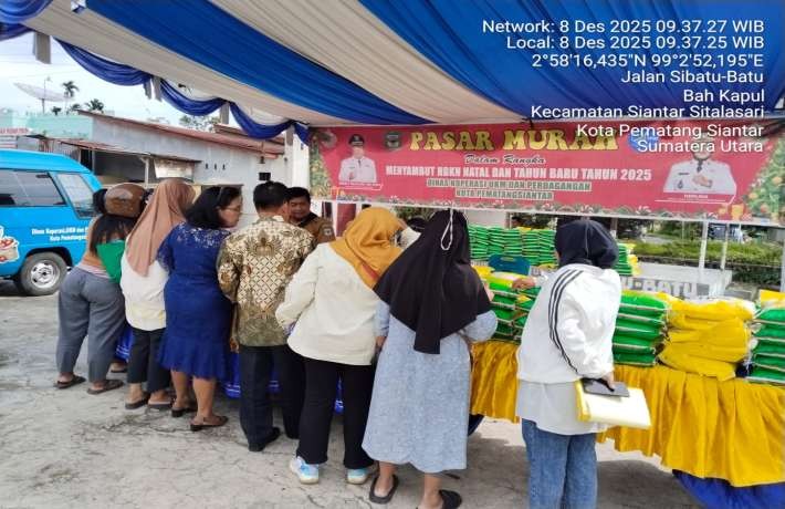 08-17 Desember Pemko Pematangsiantar Gelar Pasar Murah Menghadapi Natal dan Tahun Baru 