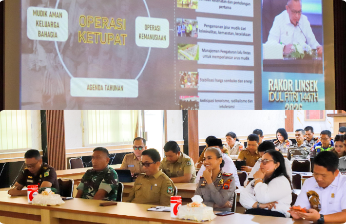 Wali Kota Wesly Diwakili Asisten Zainal dan Forkopimda Zoom Meeting Optimalisasi Pengamanan dan Pela