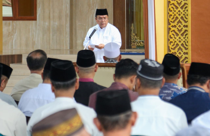 Safari Ramadhan Wali Kota Wesly Perintahkan Dirut Perumda Tirta Uli Sediakan Fasilitas Air Siap Minu