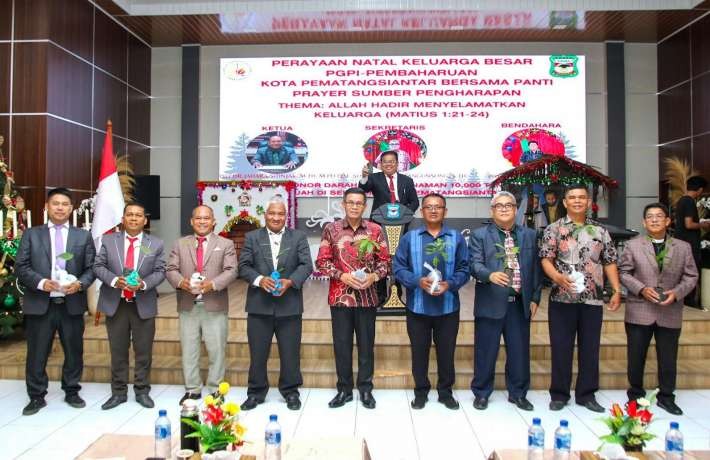 Wali Kota Wesly Diwakili Kasatpol PP Hasudungan Apresiasi Natal PGPI-P Dirangkai Donor Darah dan Tan