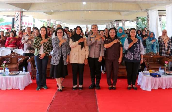 Herlina Hadiri Sosialisasi dan Kampanyekan Rise and Speak Bersama Polres Pematangsiantar
