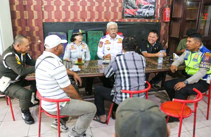 Dishub Pematangsiantar Sosialisasi ke PO di Sekitar Ramayana untuk Naikkan dan Turunkan Penumpang di