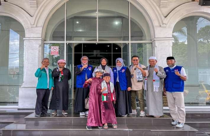 Herlina Sambut Silaturahmi LAZ Dompet Al-Quran Indonesia Cabang Jakarta