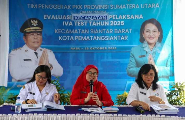 Kecamatan Siantar Barat Dievaluasi dalam Lomba IVA Test PKK Tingkat Provinsi Sumut