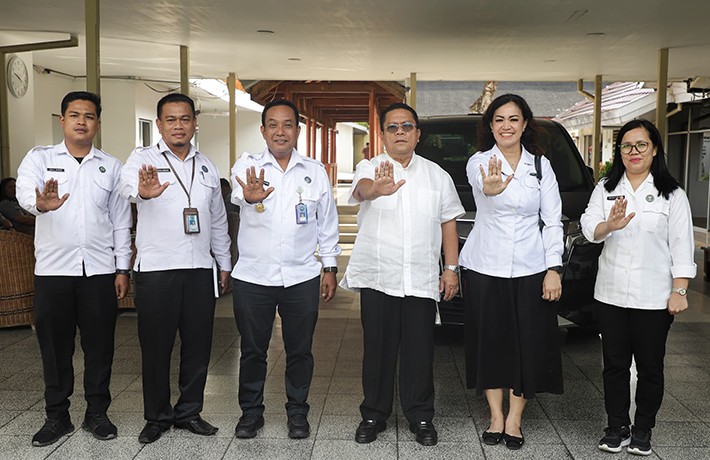 Kepala BNN Kota Pematangsiantar yang Baru Silaturahmi ke Wesly