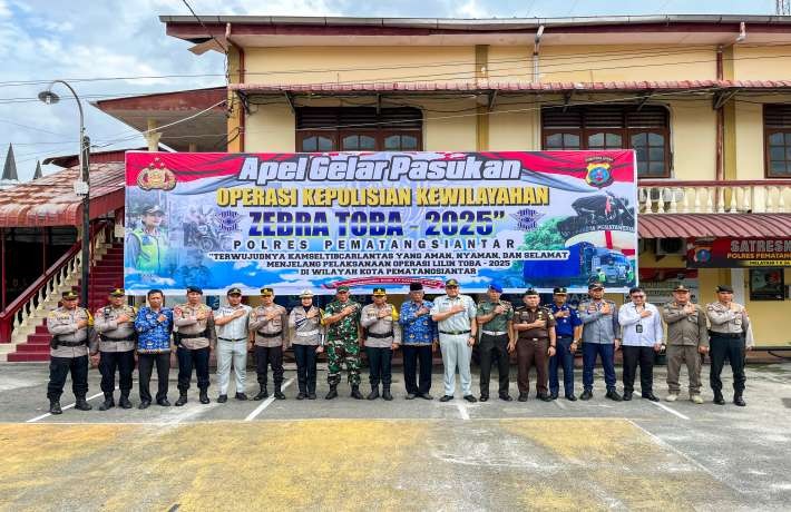 Wesly Diwakili Daniel Siregar Ikut Gelar Pasukan Operasi Zebra Toba 2025