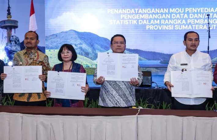 Wesly Hadiri Konreg PDRB SE 2025 se Sumatera Tandatangani MoU Pengembangan Data serta Informasi Stat