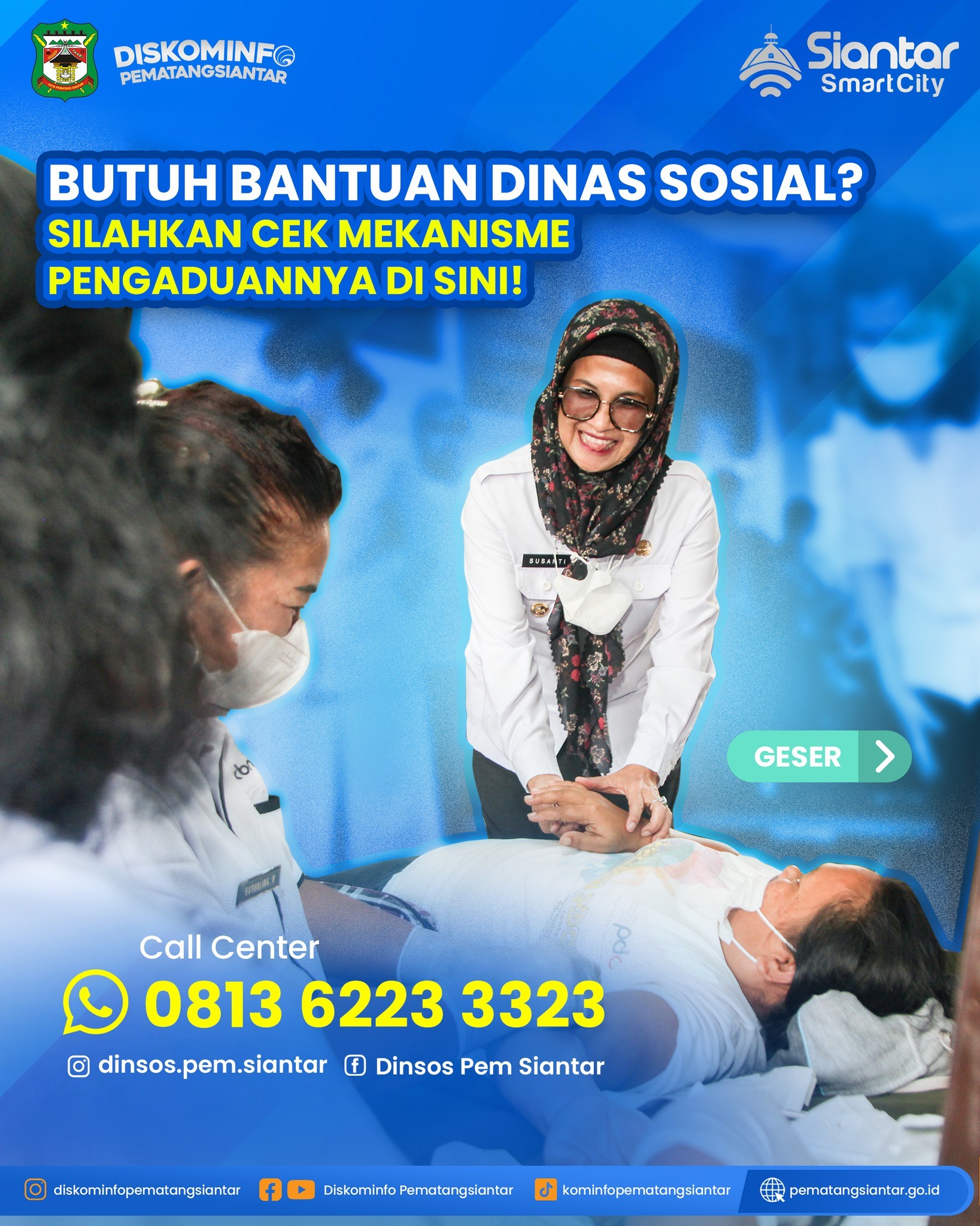 mekanisme pengaduan bantuan Dinas Sosial