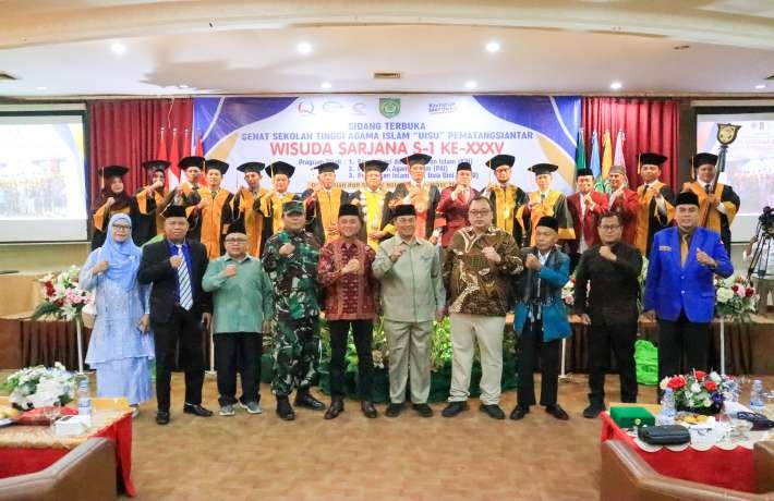 Wali Kota Wesly Silalahi Diwakili Asisten Dedi Tunasto Hadiri Wisuda Sarjana S1 STAI UISU