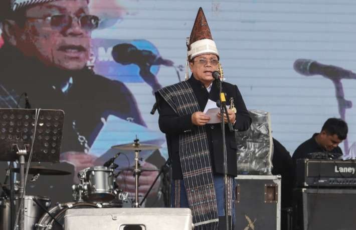 Di Acara Harungguan Bolon Patampei Sihilap dan Marsombuh Sihol TDBP Wali Kota Wesly Tegaskan Penting