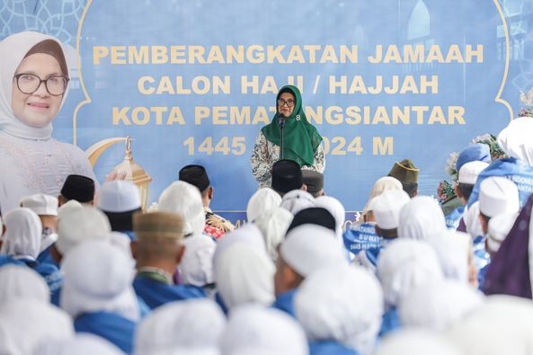 Lepas Keberangkatan Calon Haji/Hajjah Kota Pematangsiantar 