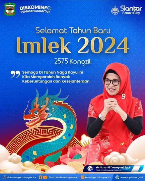 Selamat merayakan Imlek Tahun 2024 - 2575 Kongzili