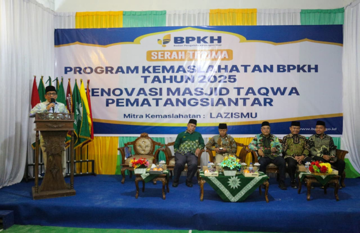 Wali Kota Wesly Diwakili Asisten Zainal Siahaan Hadiri Serah Terima Renovasi Masjid Taqwa Pematangsi