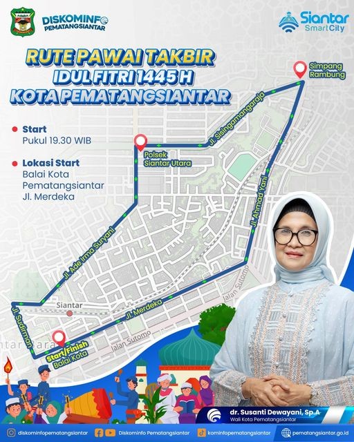 Pawai Malam Takbiran Idul Fitri 1445 H - 2024 M