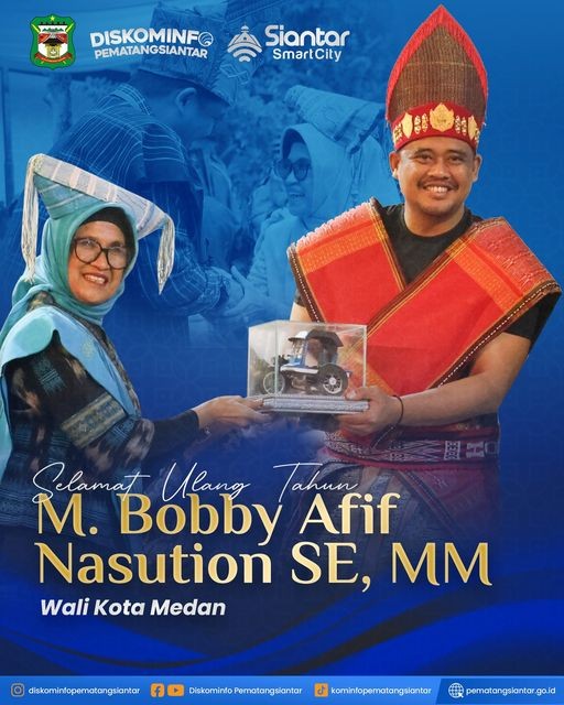 Selamat Ulang Tahun ke-33 kepada Wali Kota Medan Bobby Nasution 