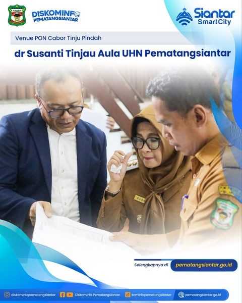 Venue PON Cabor Tinju Pindah, dr Susanti Tinjau Aula UHN Pematangsiantar