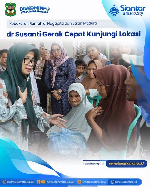 Gerak Cepat, dr Susanti Kunjungi Lokasi Kebakaran Rumah di Nagapita dan Jalan Madura 