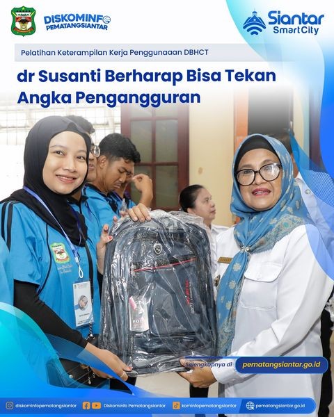 dr Susanti Berharap Pelatihan Keterampilan Kerja Penggunaaan DBHCT Bisa Tekan Angka Pengangguran