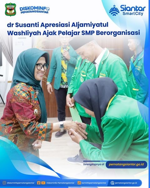 dr Susanti Apresiasi Aljamiyatul Washliyah Ajak Pelajar SMP Berorganisasi