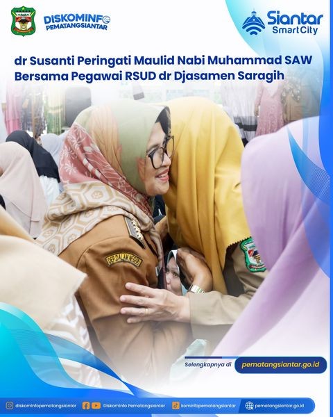 Maulid Nabi Muhammad SAW Bersama Pegawai RSUD dr Djasamen Saragih