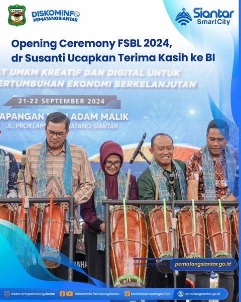 Opening Ceremony FSBL 2024, dr Susanti Ucapkan Terima Kasih ke BI 