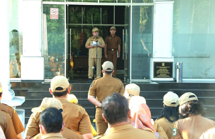 Apel Pagi Perdana di Tahun 2026 Wesly Tekankan Perangkat Daerah Susun dan Laksanakan Rencana Terukur