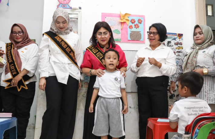 Ketua TP PKK Ny Liswati Kembali Kunjungi PAUD SAB