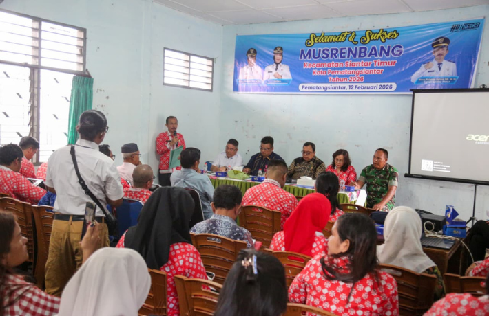 Musrenbang Kecamatan Siantar Timur  Wali Kota Wesly Tegaskan Bukan Sekadar Ritual Tahunan 