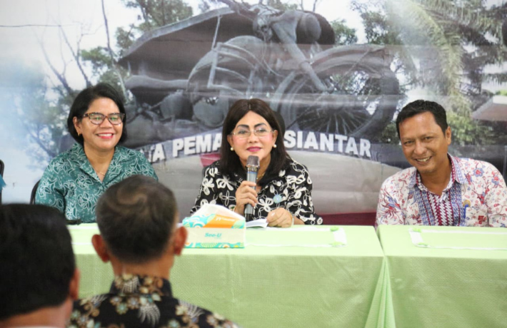 Ketua TP PKK Ny Liswati Buka Sosialisasi dan Pelatihan IVA Test di Siantar Selatan Ada Inovasi Pak T