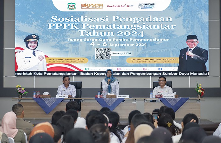 dr Susanti Sampaikan Semaksimal Mungkin Seluruh Pegawai Non ASN Pemko Pematangsiantar Diangkat PPPK